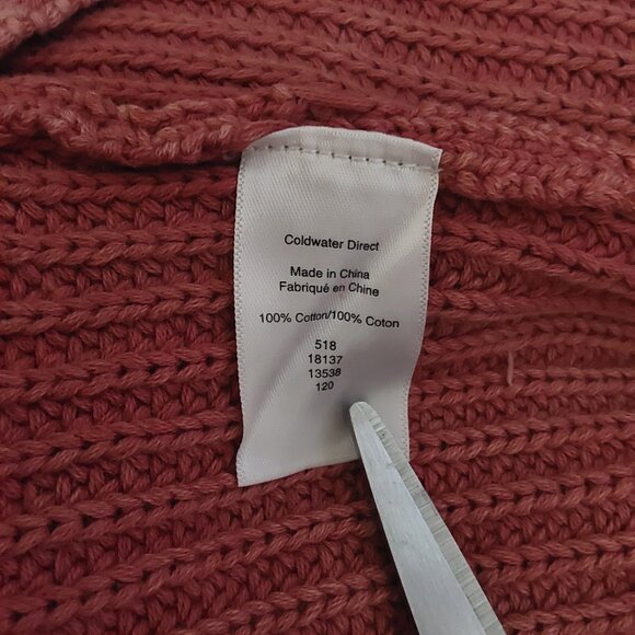 NWT Coldwater Creek Rib Knit Scoop Neck 100% Cotton Pullover Boxy Sweater 1X - Picture 6 of 7